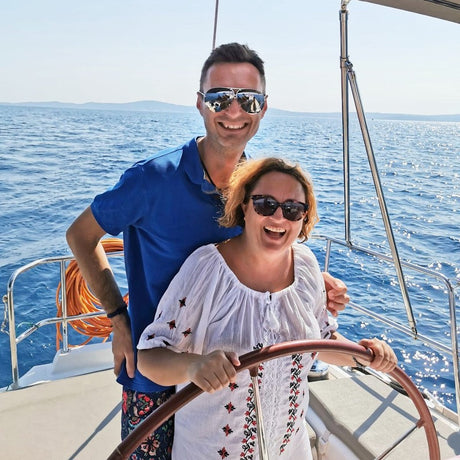 Break Time Croatia owners Mirela and Leonard - Croatian brand of handmade nautical jewelry. What to buy from Split 2024