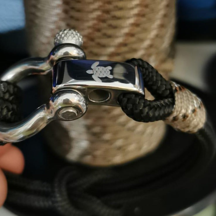 CORSAIR 5mm Nautical Clasp Bracelet Black Camo
