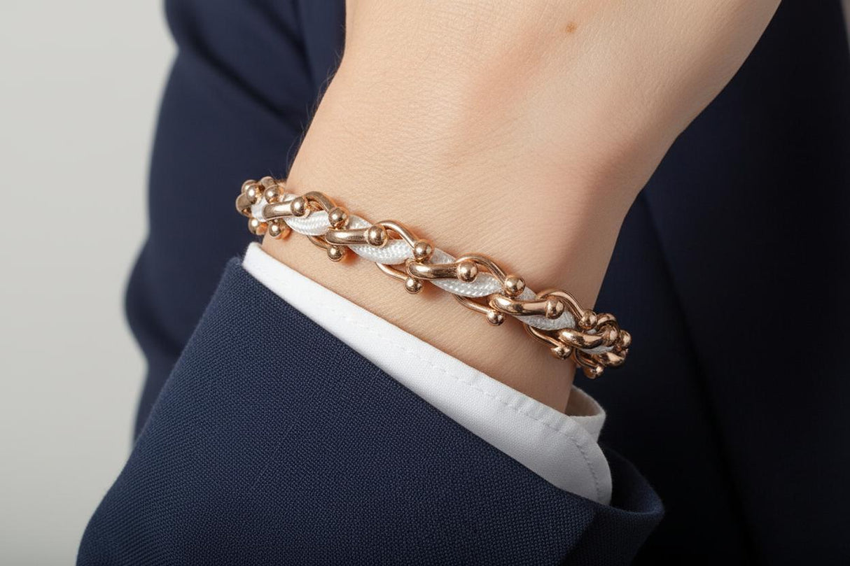 OCEAN MAXI Designer Bracelet / Necklace White