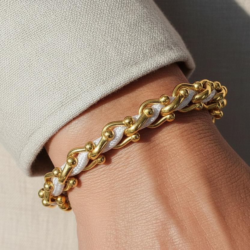 OCEAN MAXI Designer Bracelet / Necklace White