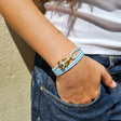 SAILOR mini boat bracelet baby blue