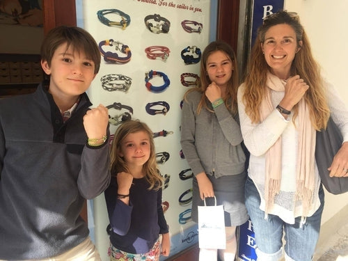 About smiles and happy Break Time nautical bracelets's fans