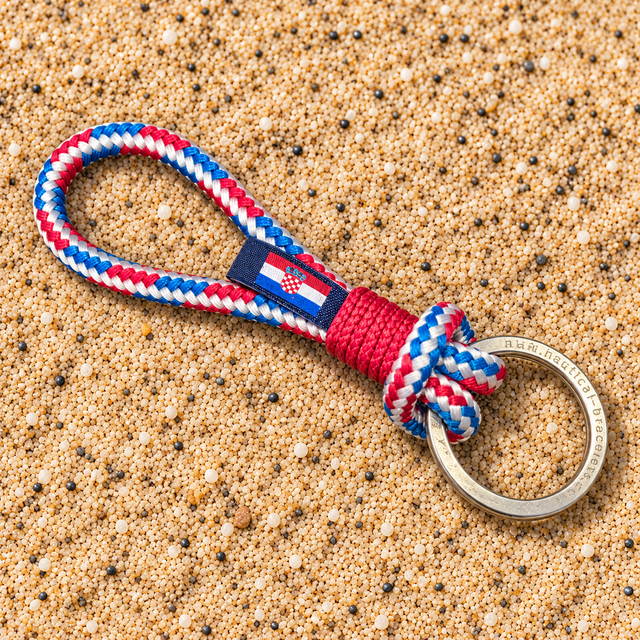 HARBOR nautički konop privjesak za ključeve hrvatski mix