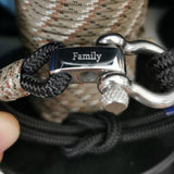 ADRIATICA Nautical Clasp & Anchor Bracelet Black Camo