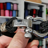 ADRIATICA Nautical Clasp & Anchor Bracelet Black Camo