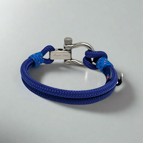 ADRIATICA Nautical Clasp & Anchor Bracelet Blue
