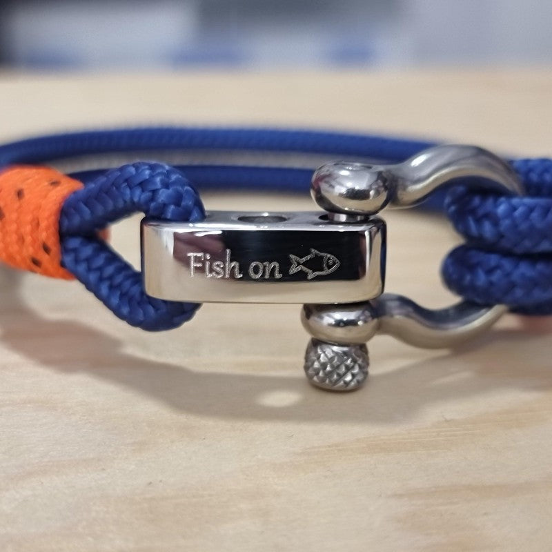 ADRIATICA Nautical Clasp & Anchor Bracelet Blue Orange