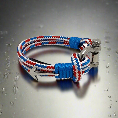 ADRIATICA Nautical Clasp & Anchor Bracelet Croatian Mix