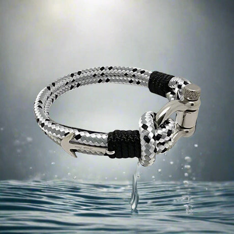 ADRIATICA Nautical Clasp & Anchor Bracelet Grey Mix