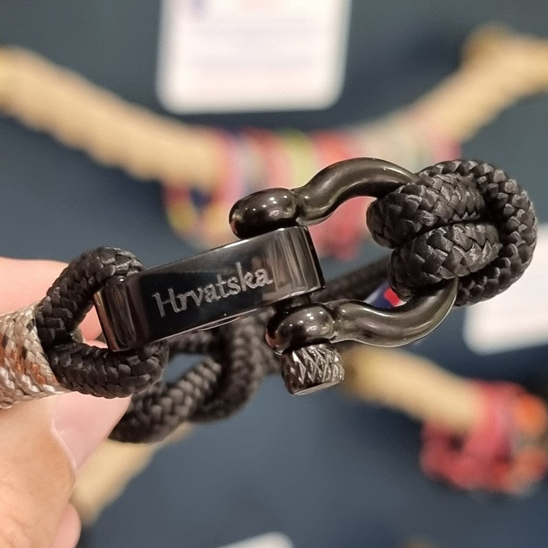 CAPTAIN 4mm Nautical Clasp Bracelet - Camo