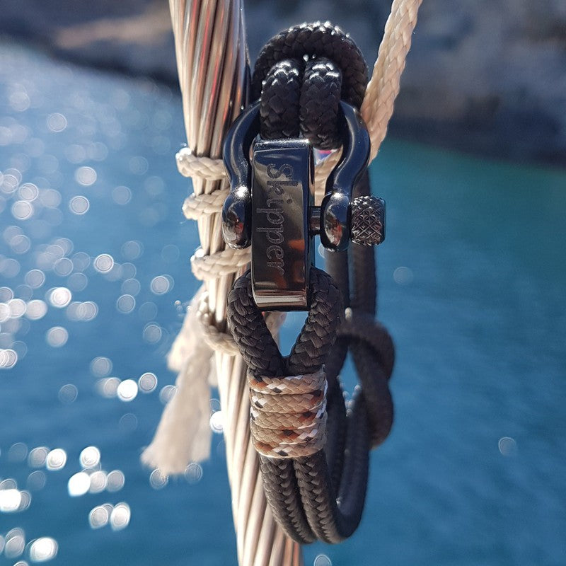 CAPTAIN 4mm Nautical Clasp Bracelet - Camo