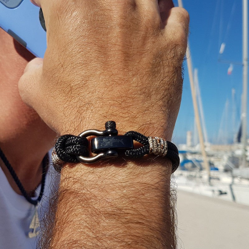 CAPTAIN 4mm Nautical Clasp Bracelet - Camo