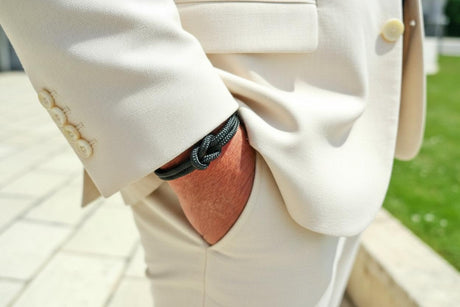 CAPTAIN 4mm Nautical Clasp Bracelet - Gold