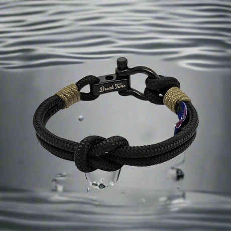 CAPTAIN 4mm Nautical Clasp Bracelet - Khaki