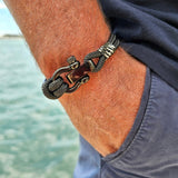 CAPTAIN 4mm Nautical Clasp Bracelet - Military