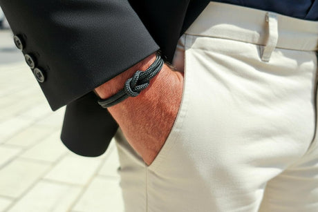 CAPTAIN 4mm Nautical Clasp Bracelet - Military