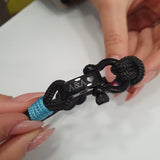 CAPTAIN 4mm Nautical Clasp Bracelet - Turquoise