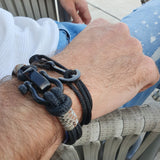 CAPTAIN Black Shackle Bracelet - Camo