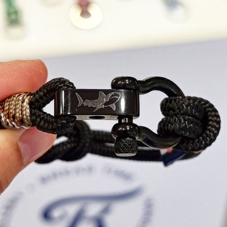 CAPTAIN Black Shackle Bracelet - Camo