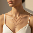 CHARMED MINI pendant layered necklace