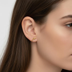 CHARMED MINI stud earrings dolphin