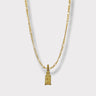 CHARMED steel necklace with Sv Duje cathedral pendant