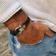 CORSAIR 5mm Nautical Clasp Bracelet Black