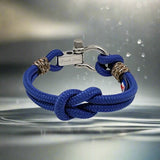 CORSAIR 5mm Nautical Clasp Bracelet Blue Camo