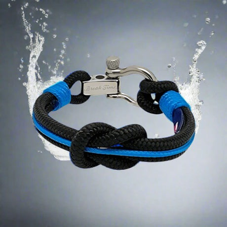 CORSAIR Big Shackle Bracelet Black Blue