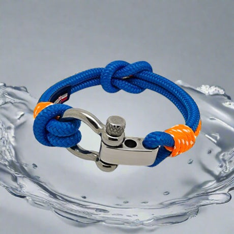 CORSAIR Big Shackle Bracelet Blue Orange