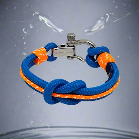 CORSAIR Big Shackle Bracelet Blue Orange