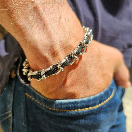 OCEAN MAXI Designer Bracelet / Necklace Black