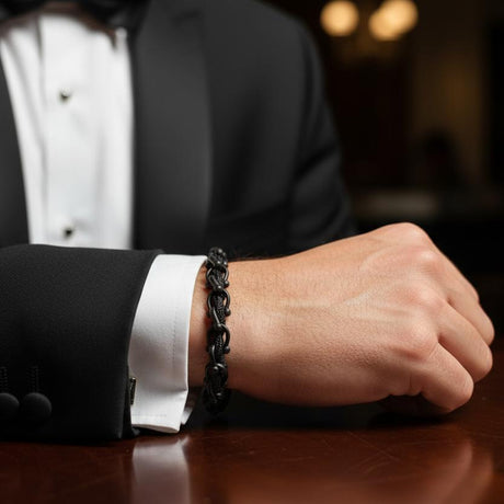 OCEAN MAXI Designer Bracelet / Necklace Black