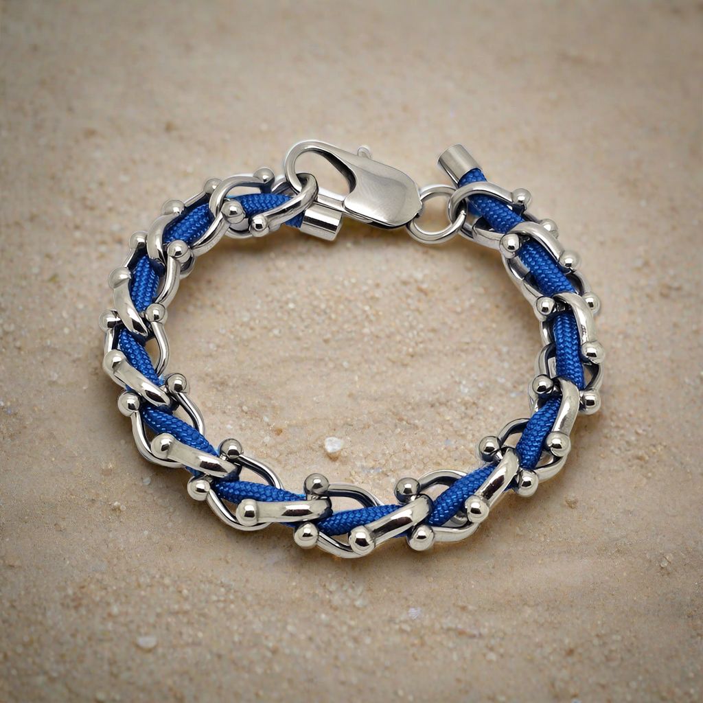 OCEAN MAXI Designer Bracelet / Necklace Blue