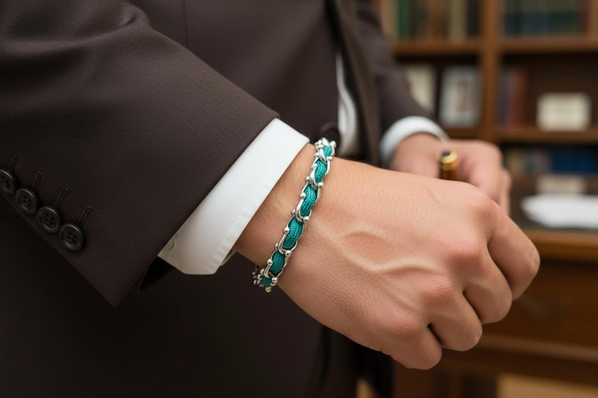 OCEAN MAXI Designer Bracelet / Necklace Emerald Green