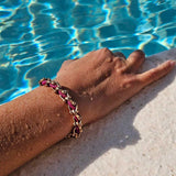 OCEAN MAXI Designer Bracelet / Necklace Fuchsia