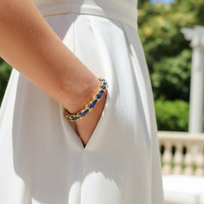 OCEAN MAXI Designer Bracelet / Necklace Indigo