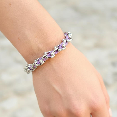 OCEAN MAXI Designer Bracelet / Necklace Lavander Purple