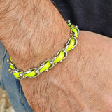 OCEAN MAXI Designer Bracelet / Necklace Neon Yellow