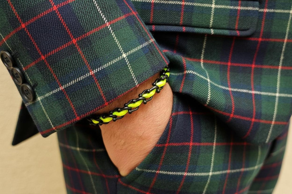 OCEAN MAXI Designer Bracelet / Necklace Neon Yellow