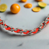 OCEAN MAXI Designer Bracelet / Necklace Orange