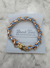 OCEAN MAXI Designer Bracelet / Necklace Soft Blue