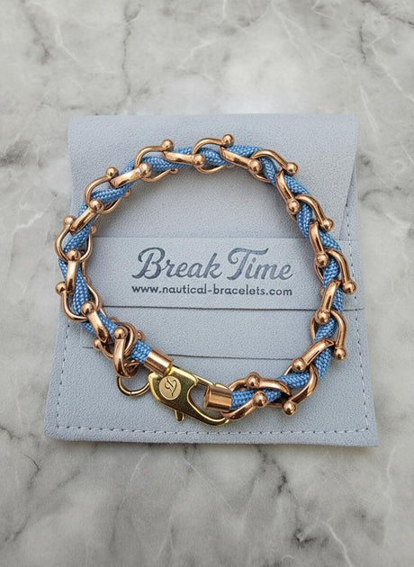 OCEAN MAXI Designer Bracelet / Necklace Soft Blue