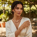 OCEAN MAXI Designer Bracelet / Necklace Soft Pink