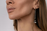 OCEAN MINI Dangle Earrings with Boat Pendant
