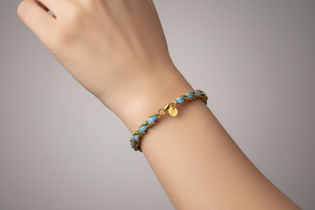 OCEAN MINI Designer Bracelet / Necklace Baby Blue