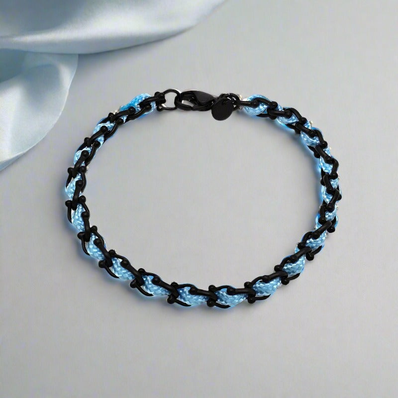 OCEAN MINI Designer Bracelet / Necklace Baby Blue