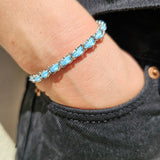 OCEAN MINI Designer Bracelet / Necklace Baby Blue