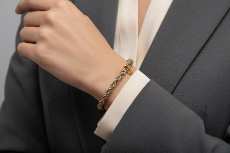 OCEAN MINI Designer Bracelet / Necklace Baby Grey