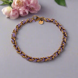 OCEAN MINI Designer Bracelet / Necklace Lavender Purple